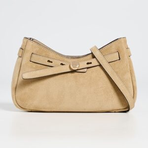Tory Burch Romy Suede Zip Top Crossbody Bag