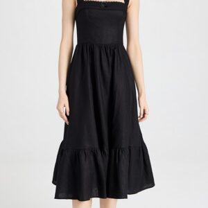 Reformation Rowen Maxi Linen Dress