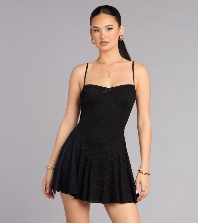Windsor RSVP Me Drop Waist Skater Dress