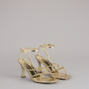 RSVP Ready Rhinestone Knot Strappy Heels