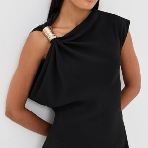 Proenza Schouler Rue Dress In Light Matte Double Crepe