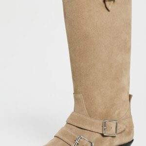 Ryder Suede Beige Leather Boots