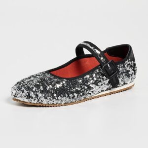 Stella McCartney S-Wave Sport Sequins Flats