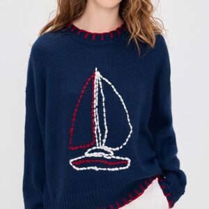 Bailey Rose Sailboat Sweater Sailboat Sweater