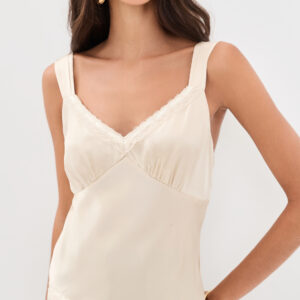 Reformation Salome Silk Top