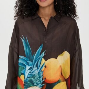 Donde Esteban Salpicon Silk Shirt
