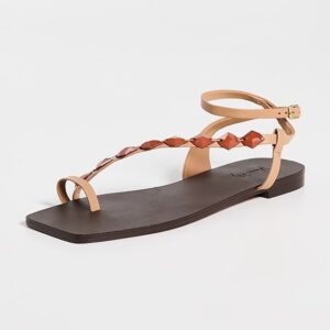 Johanna Ortiz Sand Dazzling Crest Sandals