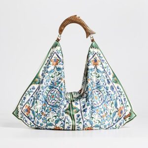 Satin Scarf Medium Bag