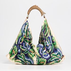Satin Scarf Medium Bag
