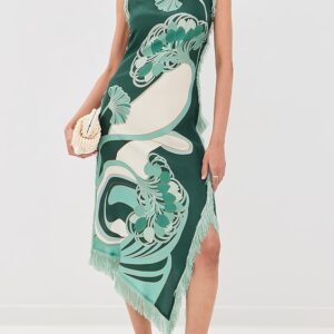 Scarf Silk Dress