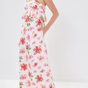 Scarlet Dress Pink Rose Silk