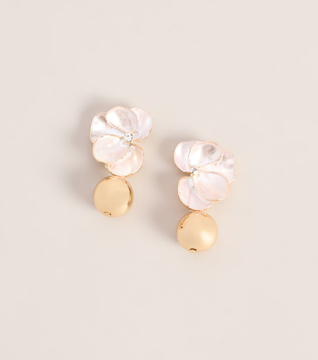 Windsor Sculpted Bloom Drop Earrings
