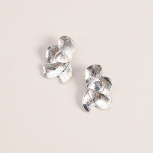 Windsor Sculpted Bloom Flower Stud Earrings Sculpted Bloom Flower Stud Earrings