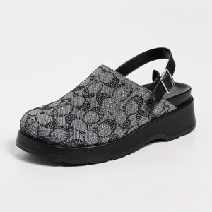 Coach Sculpted Crystal Signature Jacquard Clogs Sculpted Crystal Signature Jacquard Clogs