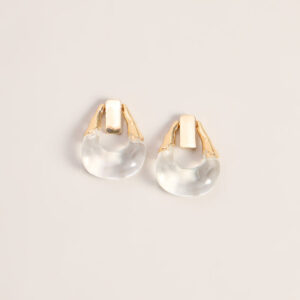 Windsor Sculpted Edge Door Knocker Earrings Sculpted Edge Door Knocker Earrings