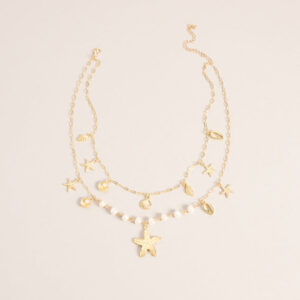 Sea You There Pearl Charm Necklace