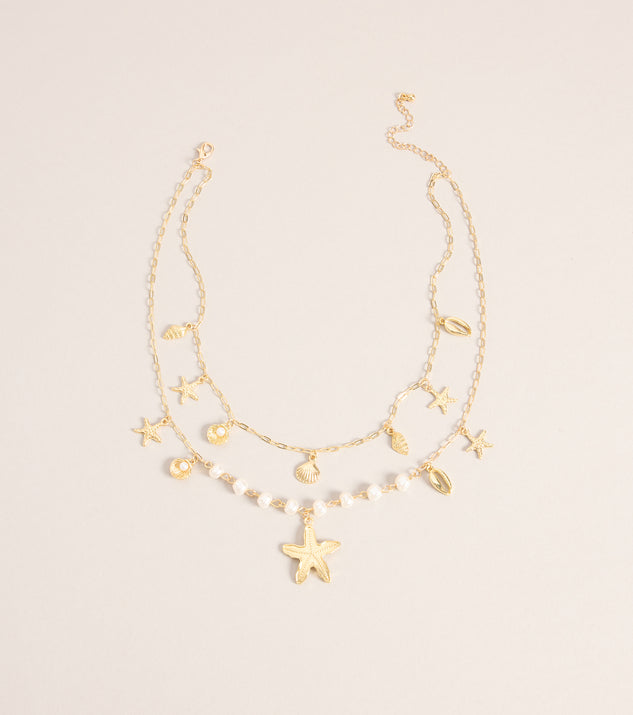 Windsor Sea You There Pearl Charm Necklace