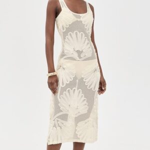 House of Sunny Seashells Applique Dress