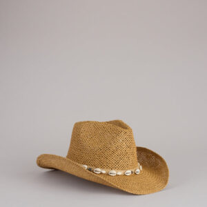 Seaside Rodeo Shell Cowboy Hat