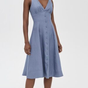 Reformation Sebastien Linen Dress