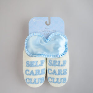 Windsor Self Care Club Sleep Mask And Slippers Set Self Care Club Sleep Mask And Slippers Set