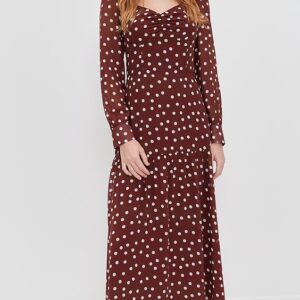 o.p.t Selma Polka Dot Maxi Dress