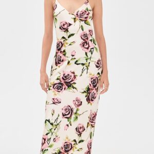 L'AGENCE Seridie Silk Slip Dress
