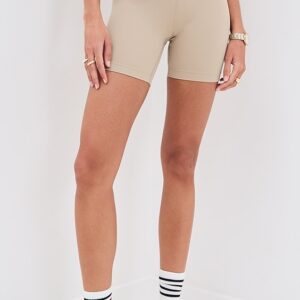 Serif Logo Biker Shorts