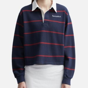 Sporty & Rich Serif Logo Rugby Polo