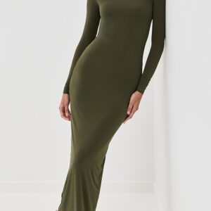 WARDROBE.NYC Sheer Long Sleeve Dress Sheer Long Sleeve Dress