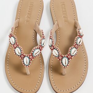 Mystique Shell Thong Sandals