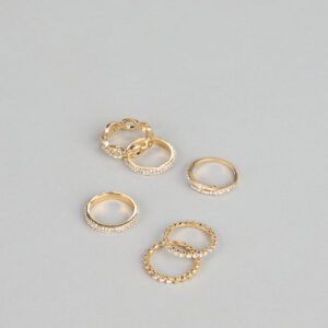 Windsor Shimmer Stacking Rhinestone Ring Set Shimmer Stacking Rhinestone Ring Set