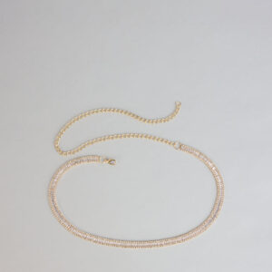 Shimmer Statement Cubic Zirconia Belt