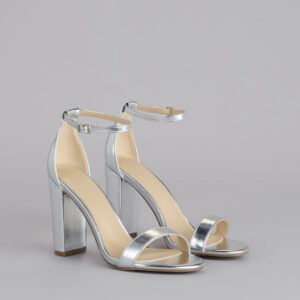 Windsor Shine On Cue Metallic Block Heels Shine On Cue Metallic Block Heels