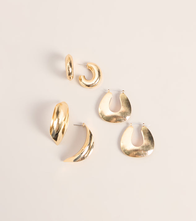 Windsor Shine Trio Earring Set