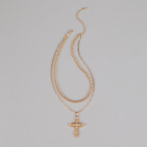 Shining Faith Cross Chain Necklace