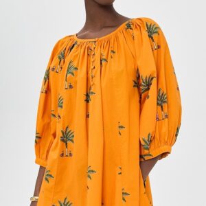 Coniglio Palm Beach Shirred Half Placket Mini Dress Shirred Half Placket Mini Dress