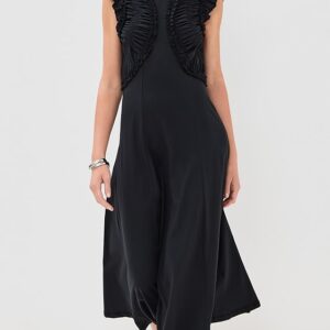 Ulla Johnson Shiva Sleeveless Ruffled Midi Dress