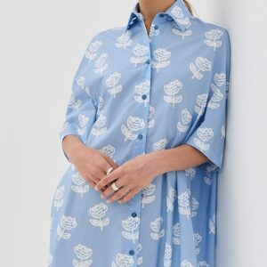Short Sleeve Midi Dress