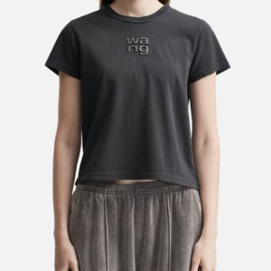 Shrunken T-Shirt with Hotfix Logo