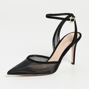 Gianvito Rossi Sienna D'Orsay Organza + Camoscio Heels 85mm