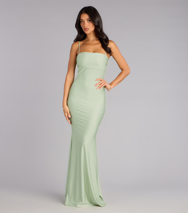 Windsor Sierra Tie-Back Mermaid Formal Dress