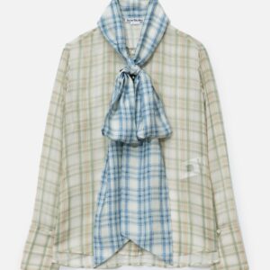 Acne Studios Silk Blouse With Scarf