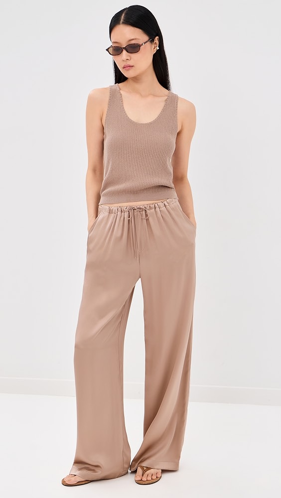 Sablyn Silk Gemma Pull On Straight Leg Pants
