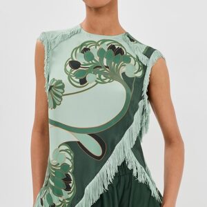 Silk Scarf Top