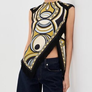 Silk Scarf Top