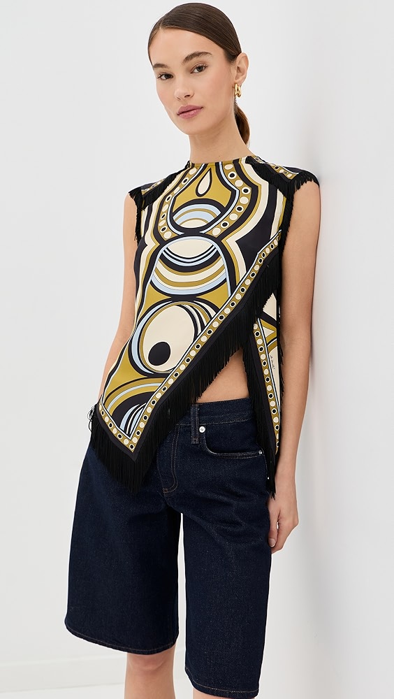La DoubleJ Silk Scarf Top