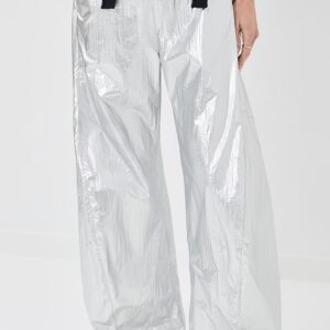 Silver Metallic Winslow Petite Pants
