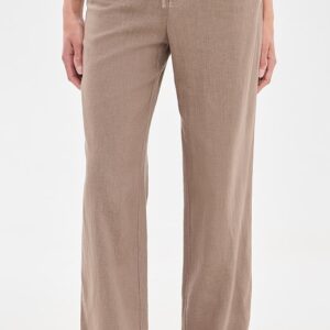 LE JEAN Simone Linen Drawstring Pants