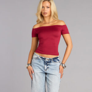 Simply Styled Off-The-Shoulder Top